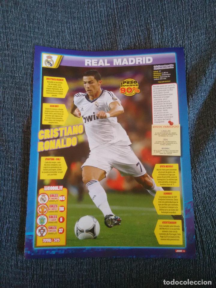 Coleccionismo deportivo: CRISTIANO RONALDO CR7 REAL MADRID TIPO P&Oacute;STER 1 P&Aacute;G REVISTA JUG&Oacute;N + ISCO HEMED Y ANDR&Eacute;S FERN&Aacute;NDEZ