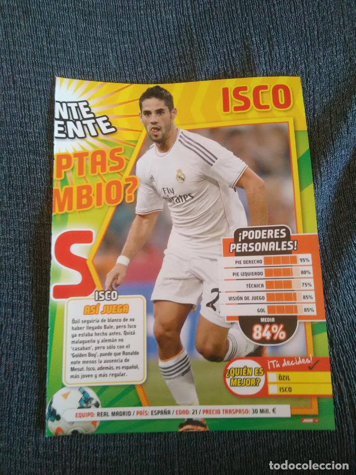 Coleccionismo deportivo: ISCO REAL MADRID TIPO P&Oacute;STER 1 P&Aacute;GINA REVISTA JUG&Oacute;N + BAYERN MUNICH RIBERY MANDZUKIC GOTZE THIAGO