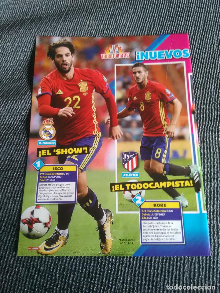 Coleccionismo deportivo: ISCO Y KOKE ESPA&Ntilde;A + REAL BETIS STARS SERGIO LE&Oacute;N AD&Aacute;N SANABRIA REPORTAJE 2 P&Aacute;G REVISTA JUG&Oacute;N