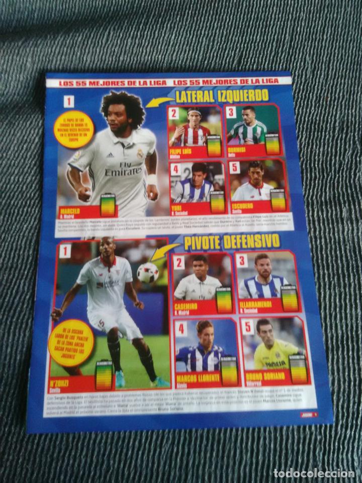 Coleccionismo deportivo: MARCELO Y MODRIC REAL MADRID NZONZI Y VITOLO SEVILLA REPORTAJE 2 P&Aacute;G REVISTA JUG&Oacute;N