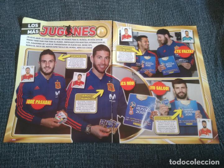Coleccionismo deportivo: LOS + JUGONES KOKE PIQU&Eacute; SERGIO RAMOS THIAGO DE GEA ESPA&Ntilde;A REPORTAJE 2 P&Aacute;GS REVISTA JUG&Oacute;N