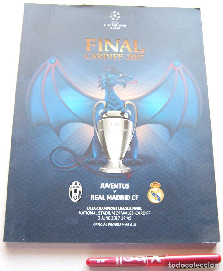 Coleccionismo deportivo: BOOK REVISTA FINAL CARDIFF 2017 REAL MADRID &ndash; JUVENTUS OFFICIAL MAGAZINE UEFA 120 PGS PROGRAMA R347