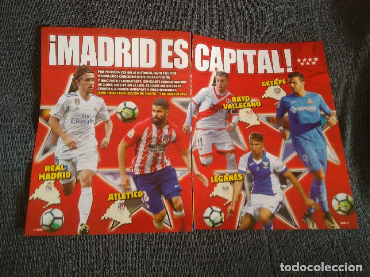 Coleccionismo deportivo: MADRID CAPITAL MODRIC REAL DIEGO COSTA ATL&Eacute;TICO ANGEL GETAFE LEGAN&Eacute;S RAYO VALLECANO REVISTA JUG&Oacute;N