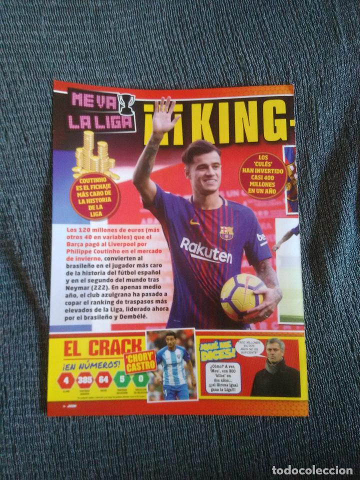 Coleccionismo deportivo: KING COUTINHO BARCELONA BAR&Ccedil;A REPORTAJE 1 P&Aacute;G REVISTA JUG&Oacute;N + SERGIO RAMOS REAL MADRID ALEXIS ALAV&Eacute;S