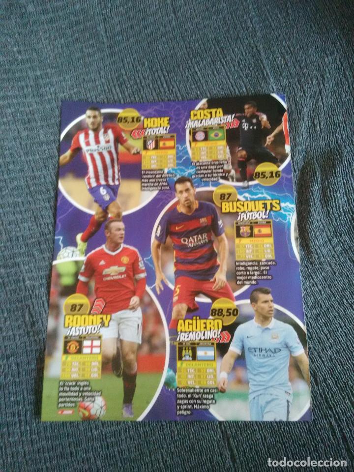 Coleccionismo deportivo: KOKE BUSQUETS ROONEY AG&Uuml;ERO DOUGLAS COSTA KEYLOR NAVAS SERGIO RAMOS HAZARD GOD&Iacute;N BALE REPORTAJE