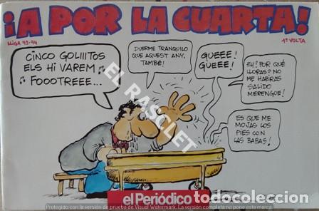 Coleccionismo deportivo: REVISTA DEL PERIODICO LIGA 93-94 A POR LA CUARTA -