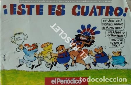 Coleccionismo deportivo: REVISTA DEL PERIODICO - ESTE ES CUATRO -