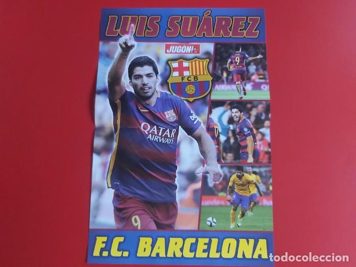 Coleccionismo deportivo: POSTER REVISTA JUGON LUIS SUAREZ BARCELONA 2015 2016
