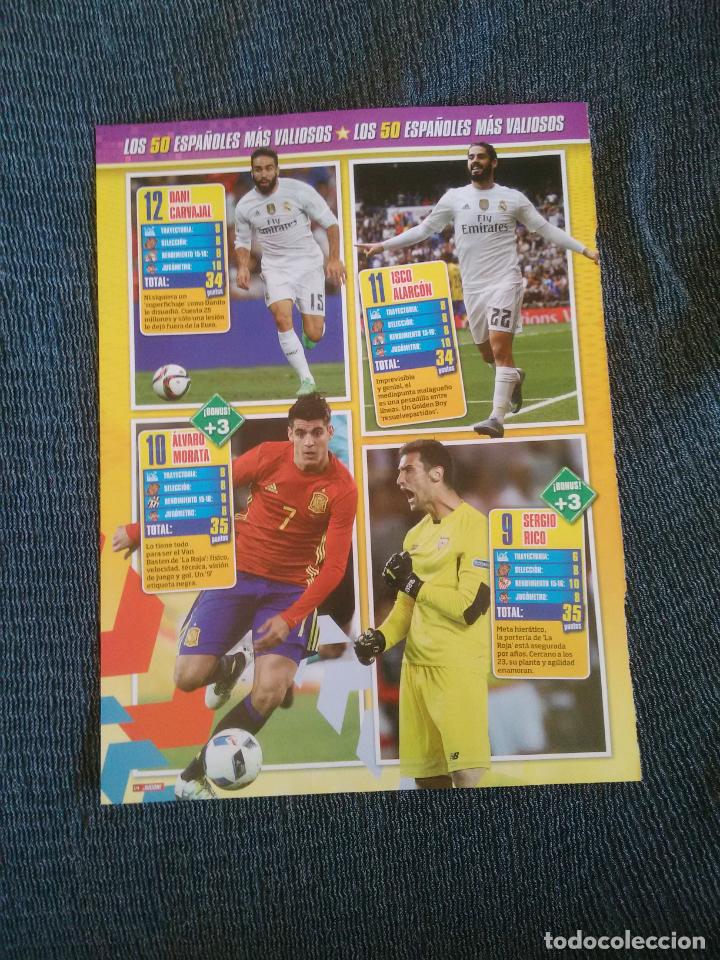 Coleccionismo deportivo: CARVAJAL ISCO MORATA SERGIO RICO BELLER&Iacute;N MATA THIAGO MARCO ASENSIO REPORTAJE 2 P&Aacute;G REVISTA JUG&Oacute;N