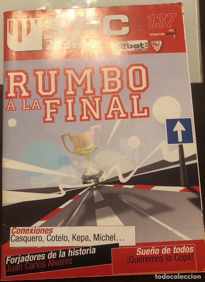 Coleccionismo deportivo: 'SFC 1905', n&ordm; 137. Revista oficial del Sevilla FC. Temporada 2009 / 2010.