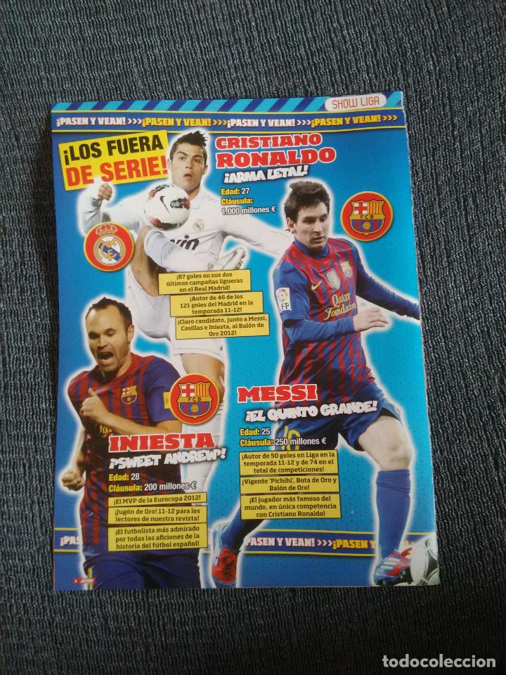 Coleccionismo deportivo: LEO MESSI INIESTA BARCELONA CRISTIANO RONALDO REAL MADRID FALCAO ISCO REPORTAJE 2 P&Aacute;G REVISTA JUG&Oacute;N