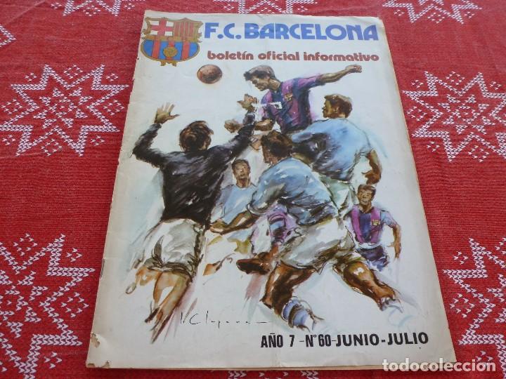 Sammelleidenschaft Sport: BOLETIN F.C.BARCELONA N&ordm;: 60(6 Y 7-76)-BAR&Ccedil;A JUVENIL CAMPE&Oacute;N DE ESPA&Ntilde;A,RAMON LLORENS Y EL BAR&Ccedil;A