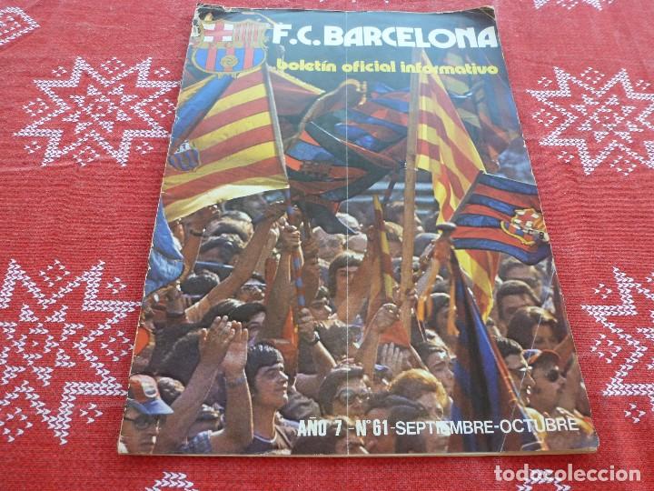 Sammelleidenschaft Sport: BOLETIN F.C.BARCELONA N&ordm;: 61(9/10-76)-HOMENAJE A SADURNI,RIF&Eacute; Y TORRES.-FOTOS