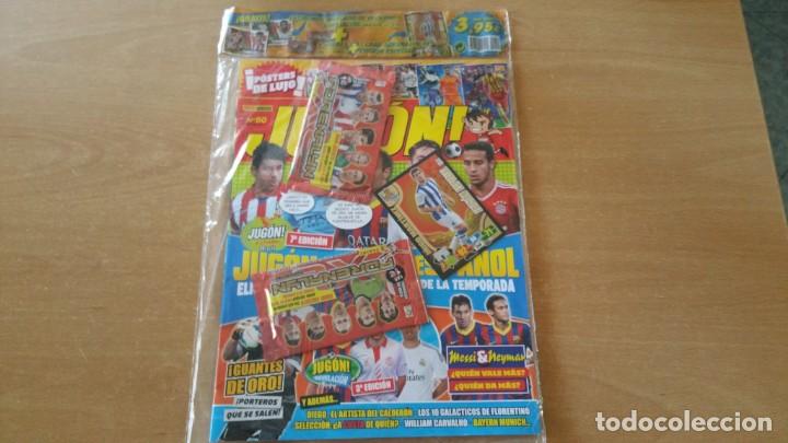 Sammelleidenschaft Sport: Revista Jugon 90 precintado Martinez ed. Especial + 18 cromos mercado invierno este 13 14