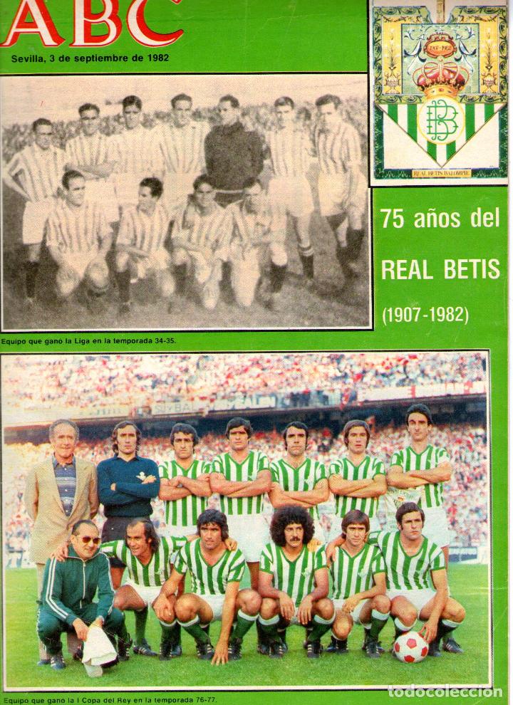 Coleccionismo deportivo: abc real betis