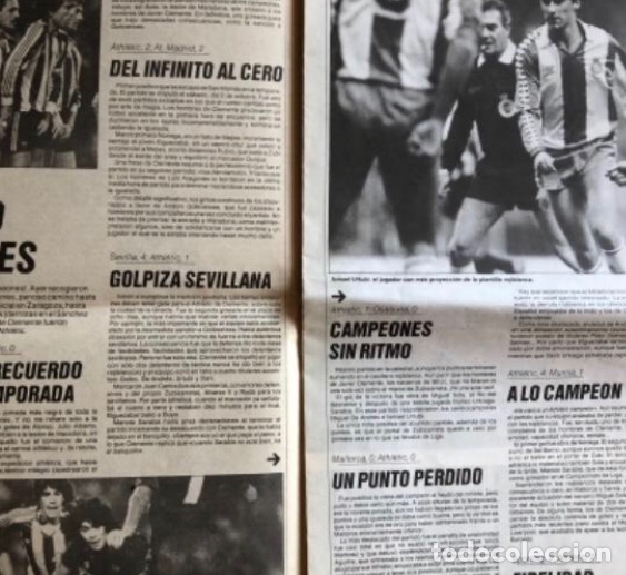 Coleccionismo deportivo: ATHLETIC CLUB BILBAO, CAMPEONES LIGA 1983/84. SUPLEMENTO ESPECIAL EL CORREO ESPAÑOL. 30/2/1984. - Foto 6 - 211442394
