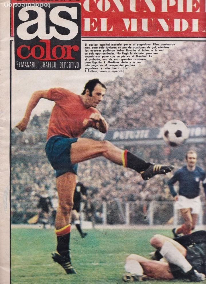 Coleccionismo deportivo: AS COLOR - N&ordm; 127 / 23 OCTUBRE DE 1973 - CON POSTER REAL CLUB CELTA DE VIGO
