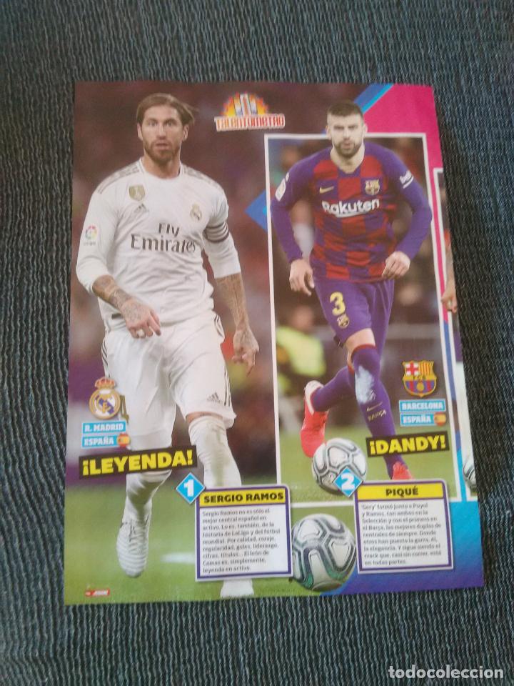 Coleccionismo deportivo: SERGIO RAMOS REAL MADRID Y PIQU&Eacute; BARCELONA 1 P&Aacute;G REVISTA JUG&Oacute;N + ODEGAARD OYARZ&Aacute;BAL Y NAVAS OCAMPOS