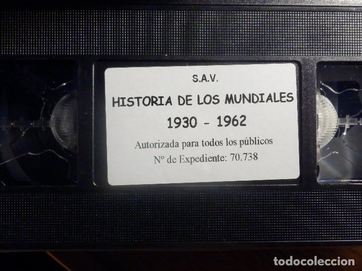 Coleccionismo deportivo: Documental Futbol - Video VHS - La historia de los mundiales - 1930 a 1962 - SAV - Foto 2 - 213390478