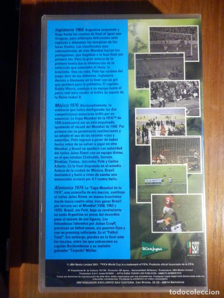 Coleccionismo deportivo: Documental Futbol - Video VHS - La historia de los mundiales - 1966 a 1974 - SAV - Foto 3 - 213390615