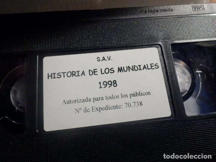 Coleccionismo deportivo: Documental Futbol - Video VHS - La historia de los mundiales - 1998 - SAV - Foto 2 - 213390915