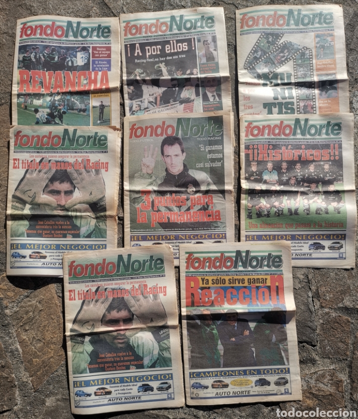 Coleccionismo deportivo: Lote 8 Fondo Norte - Real Racing Club Santander - Prensa Deportiva - F&uacute;tbol - Cantabria - 2000-2001
