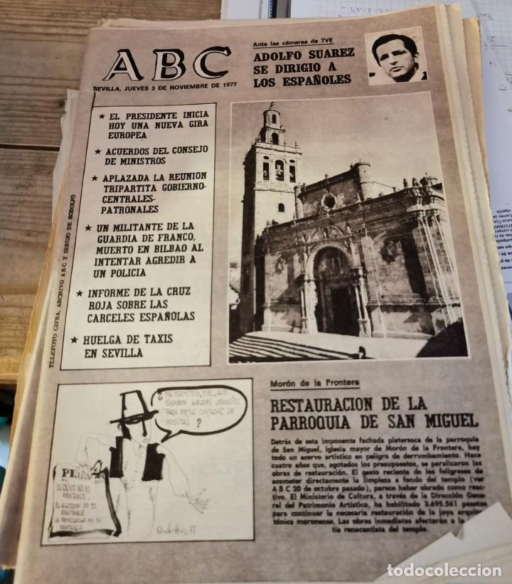 Coleccionismo deportivo: ABC,3 NOVIEMBRE 1977, REAL BETIS - LOKOMOTIV DE LEIPZIG, ETC...