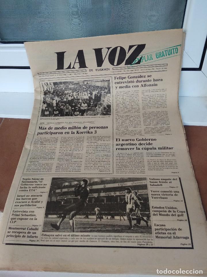 Collezionismo sportivo: LA VOZ DE EUSKADI REAL SOCIEDAD DE FUTBOL 1983