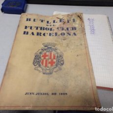 Coleccionismo deportivo: BUTLLETI DEL FUTBOL CLUB BARCELONA 1928. Lote 217785596