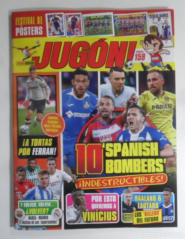 Coleccionismo deportivo: JUGON N&ordm; 159 - MAYO/JUNIO 2020 - POSTER CENTRAL SERGIO RAMOS - ALINEACION ATLETICO DE MADRID