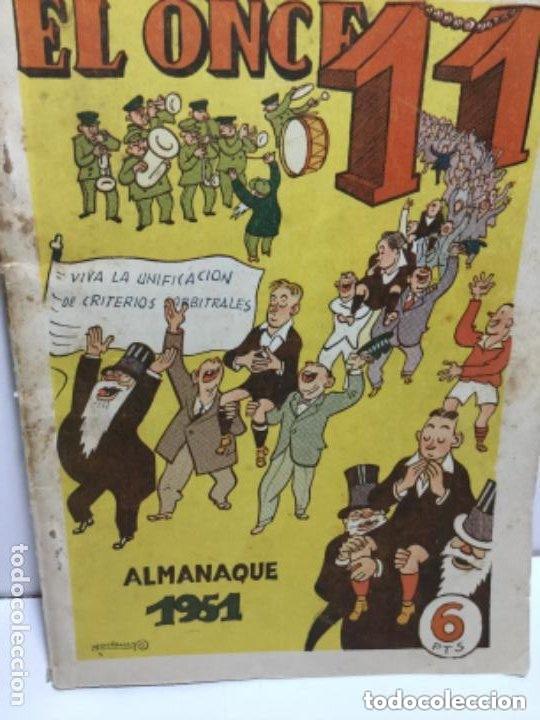 Coleccionismo deportivo: El once- almanaque 1951- 72 p&agrave;ginas