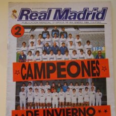 Coleccionismo deportivo: REVISTA DEL REAL MADRID CLUB DE FÚTBOL BALONCESTO. Nº 404 ENERO 1984. 120GR. Lote 221166410