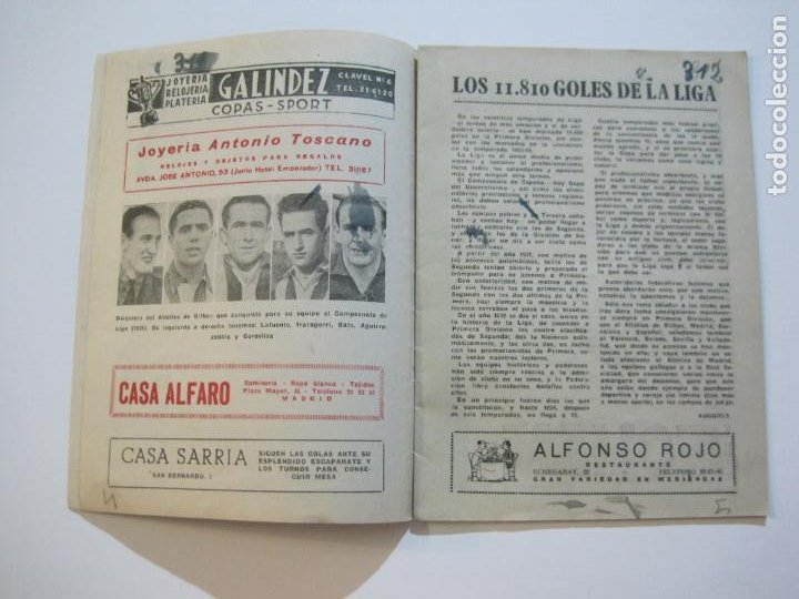 Coleccionismo deportivo: FUTBOL-HISTORIA DE LA LIGA 1928 · 1940-TOMO I-REVISTA ANTIGUA FUTBOL-VER FOTOS-(K-718) - Foto 6 - 221309552