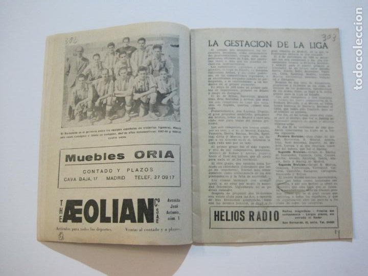Coleccionismo deportivo: FUTBOL-HISTORIA DE LA LIGA 1928 · 1940-TOMO I-REVISTA ANTIGUA FUTBOL-VER FOTOS-(K-718) - Foto 7 - 221309552