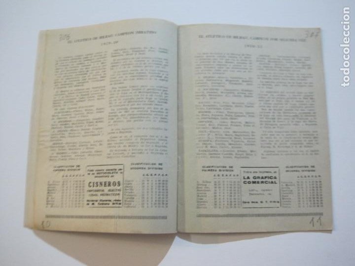 Coleccionismo deportivo: FUTBOL-HISTORIA DE LA LIGA 1928 · 1940-TOMO I-REVISTA ANTIGUA FUTBOL-VER FOTOS-(K-718) - Foto 9 - 221309552