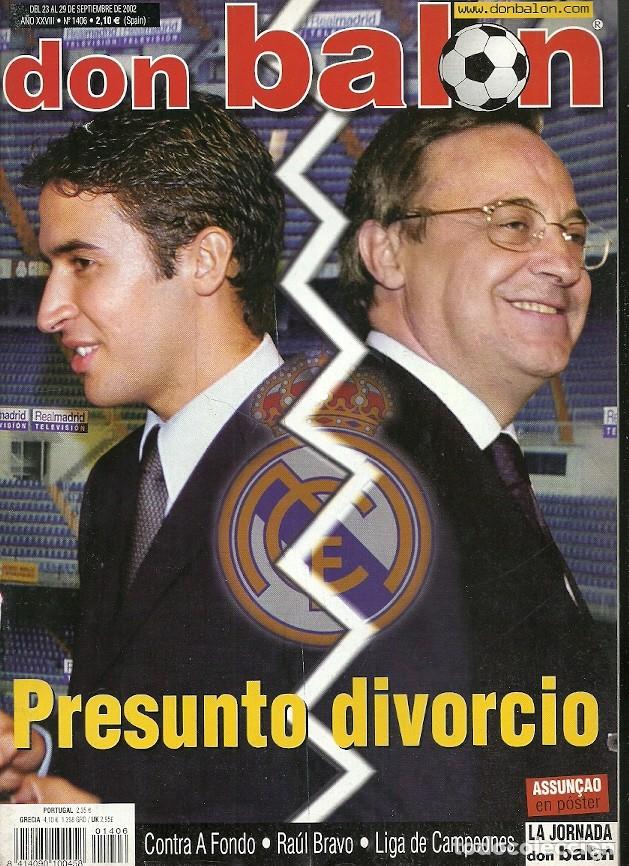 Sports collectibles: REVISTA DON BALON N&ordm; 1406 PRESUNTO DIVORCIO RAUL FLORENTINO ASSUN&Ccedil;AO POSTER