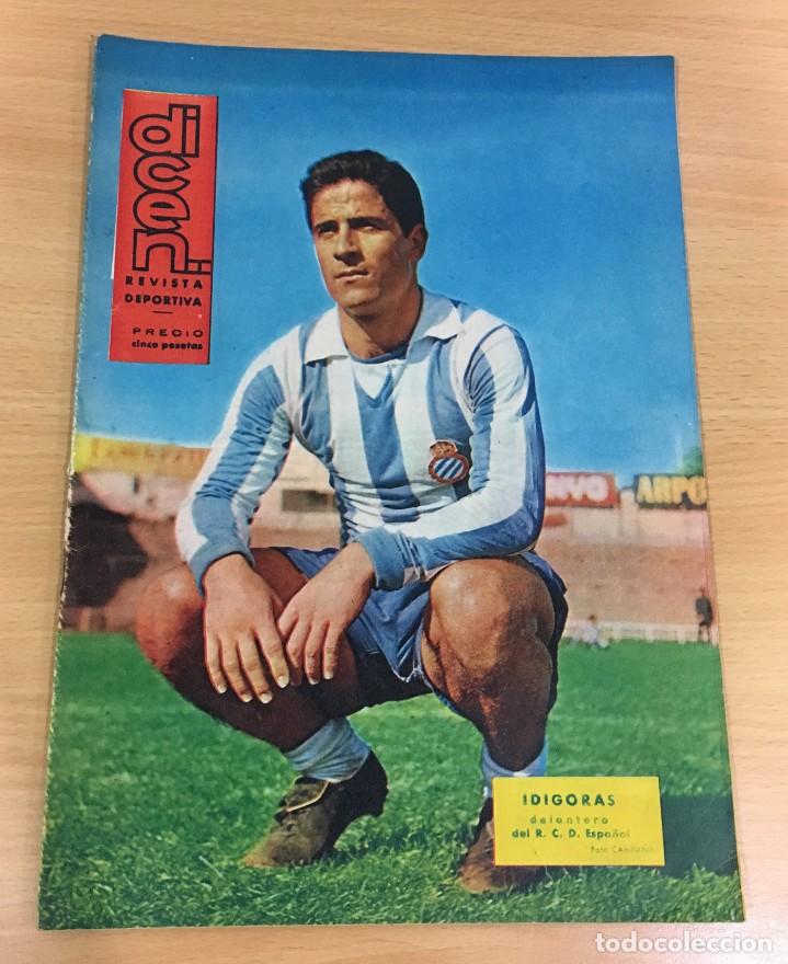 Coleccionismo deportivo: REVISTA DICEN A&Ntilde;O XI n&ordm; 529 (8 MARZO 1963) - ID&Iacute;GORAS, DEL RCD ESPA&Ntilde;OL