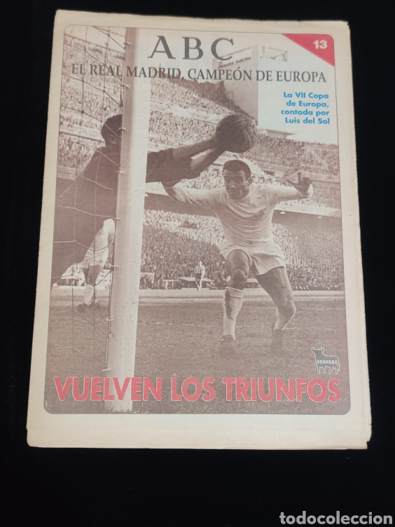 Coleccionismo deportivo: El Real Madrid,campeon de europa,periodico ABC, N&deg; 13. Vuelven los triunfos.