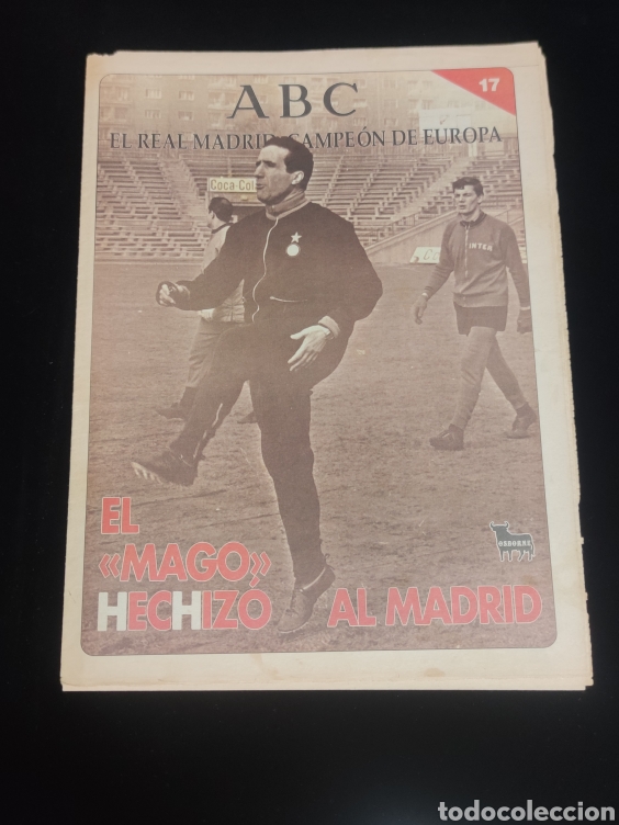 Coleccionismo deportivo: El Real Madrid,campeon de europa,periodico ABC, N&deg; 17. El mago hechizo al madrid.
