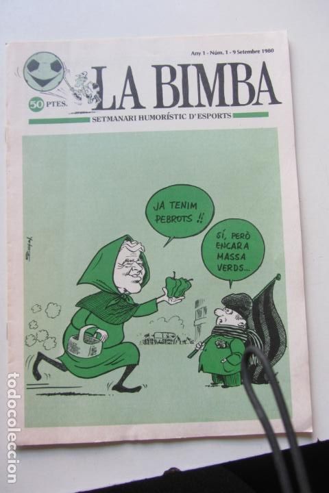 Collezionismo sportivo: LA BIMBA Setmanari humor&iacute;stic d'esports. Any 1. N&ordm; 1 - 9 Setembre 1980 - Barcelona 1980 ARX7