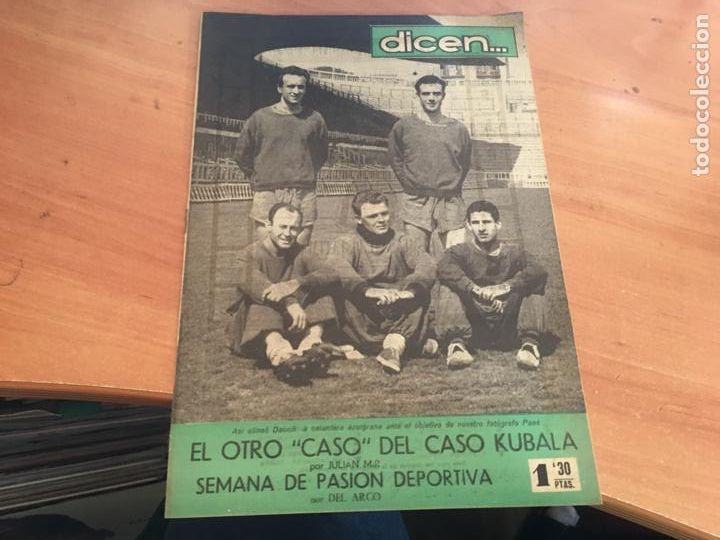 Coleccionismo deportivo: DICEN N&ordm; 29. 30 4 ABRIL 1953. CASO KUBALA. BARCELONA CONTRA TRES GRANDES. GERONA - MATARO (COIB159)
