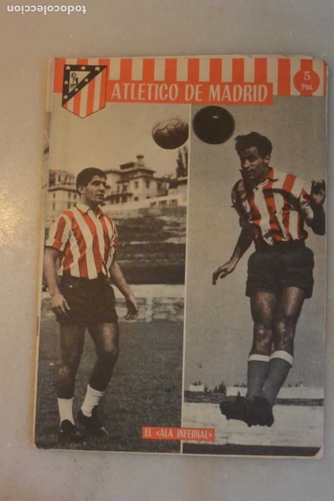 Coleccionismo deportivo: REVISTA ATLETICO MADRID N&ordm; 23 1961. EL ALA INFERNAL
