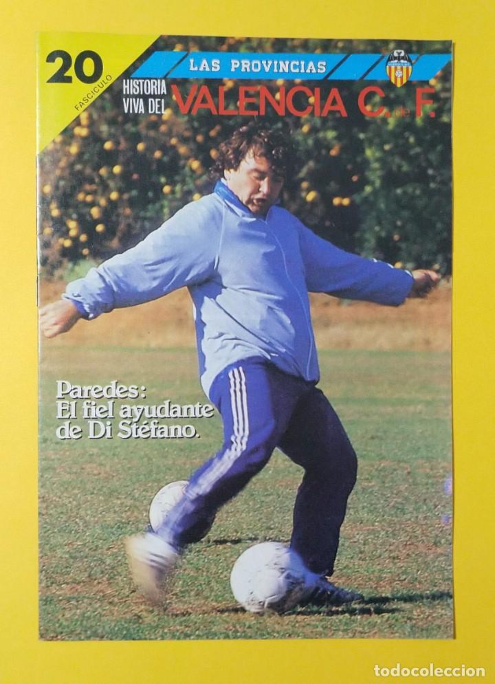 Coleccionismo deportivo: REVISTA HISTORIA VIVA DEL VALENCIA C.F. FASCICULO 20