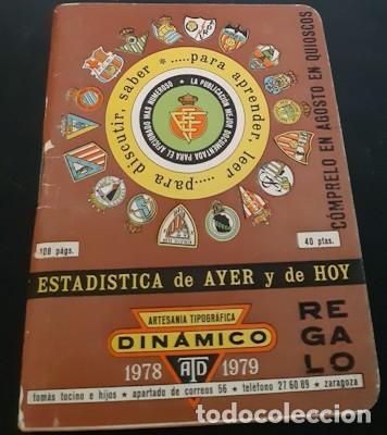 Coleccionismo deportivo: DIN&Aacute;MICO 1978-1979, ESTAD&Iacute;STICA DE AYER Y DE HOY
