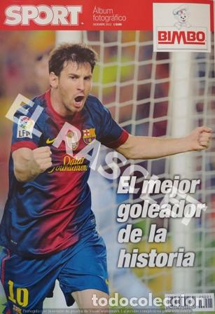 Coleccionismo deportivo: SPORT - ALBUM FOTOGRAFICO - EL MEJOR GOLEADOR DE LA HISTORIA -
