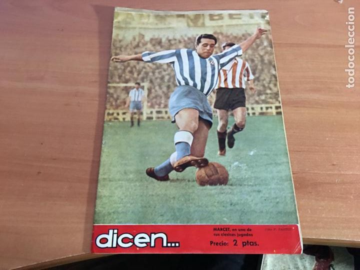 Coleccionismo deportivo: DICEN N&ordm; 93 26 JUNIO 1954 MARCET, BAR&Ccedil;A, ESPA&Ntilde;OL Y OTROS (COIB161)