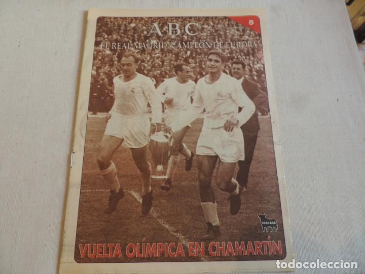 Coleccionismo deportivo: Extra ABC n&ordm;5 El Real Madrid, Campe&oacute;n de Europa. Vuelta Ol&iacute;mpica en Chamart&iacute;n