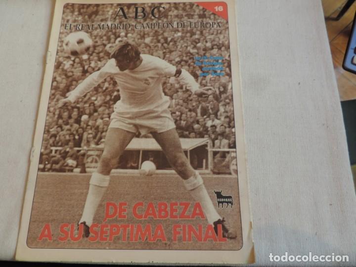 Coleccionismo deportivo: Extra ABC n&ordm;16 El Real Madrid, Campe&oacute;n de Europa. De cabeza a su s&eacute;ptima final
