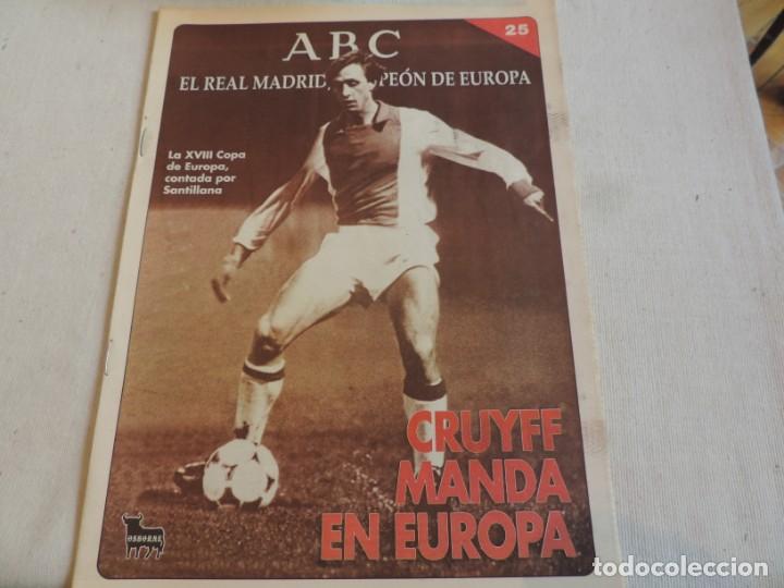 Coleccionismo deportivo: Extra ABC n&ordm;25 El Real Madrid, Campe&oacute;n de Europa. Cruyff manda en Europa