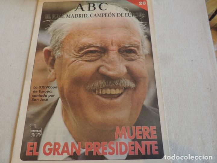 Coleccionismo deportivo: Extra ABC n&ordm;28 El Real Madrid, Campe&oacute;n de Europa. Muere el gran presidente